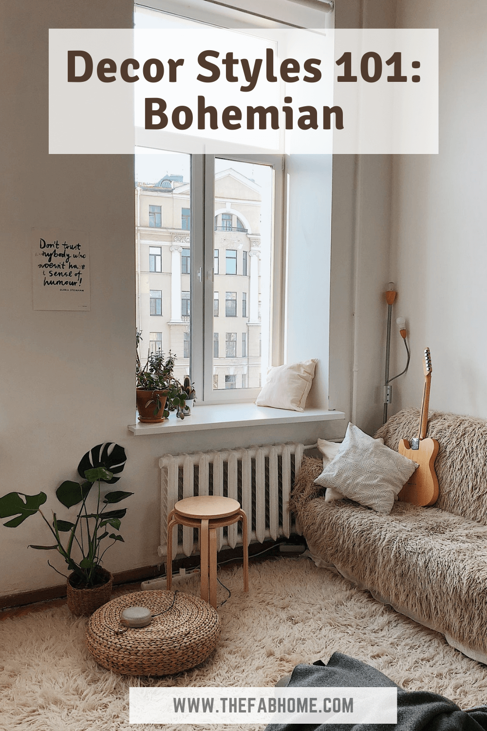 Give your home a casual, relaxed look with the bohemian decor style! Get tips on how to style your space to make it an inviting, happy place to be in!