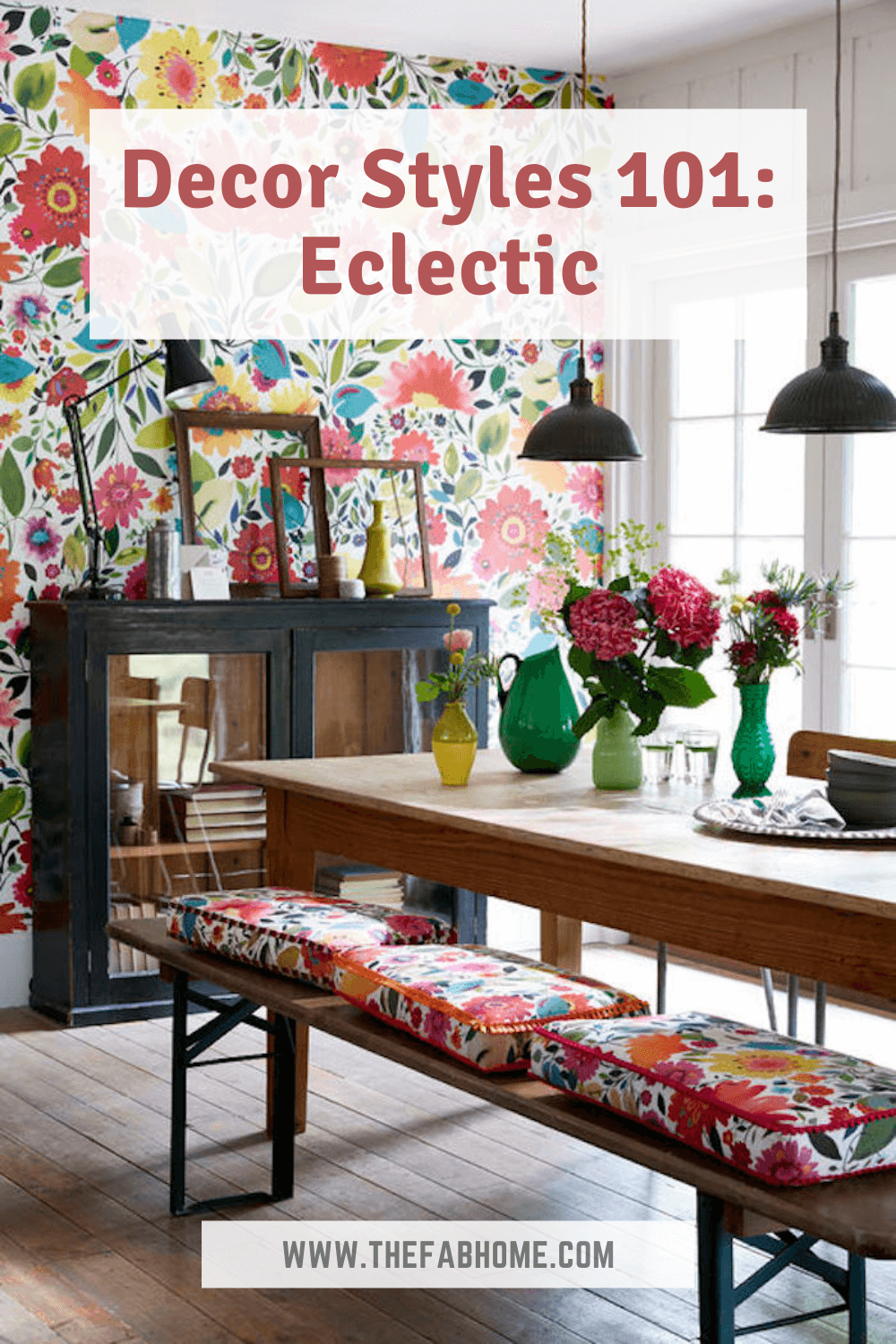 Do you wish you could bring in a little bit of all the decor styles into your space? Then you're in luck - here's a guide for the eclectic decor style!