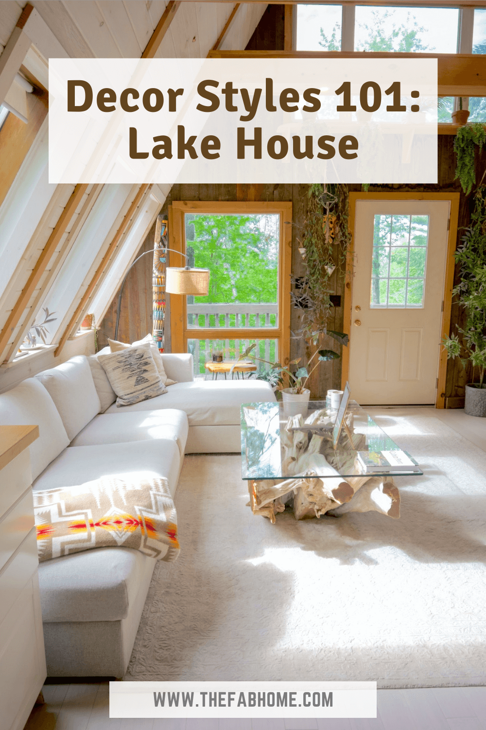 Feel like you're always in vacation mode, when you set up your home like a lake house! Learn about this style and how you can include it in your space.