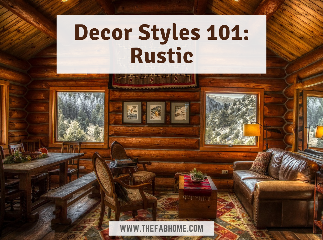 Like things the way nature made them? Then the rustic style is right down your alley, what with its unfinished wood, natural textures and comforting warmth!