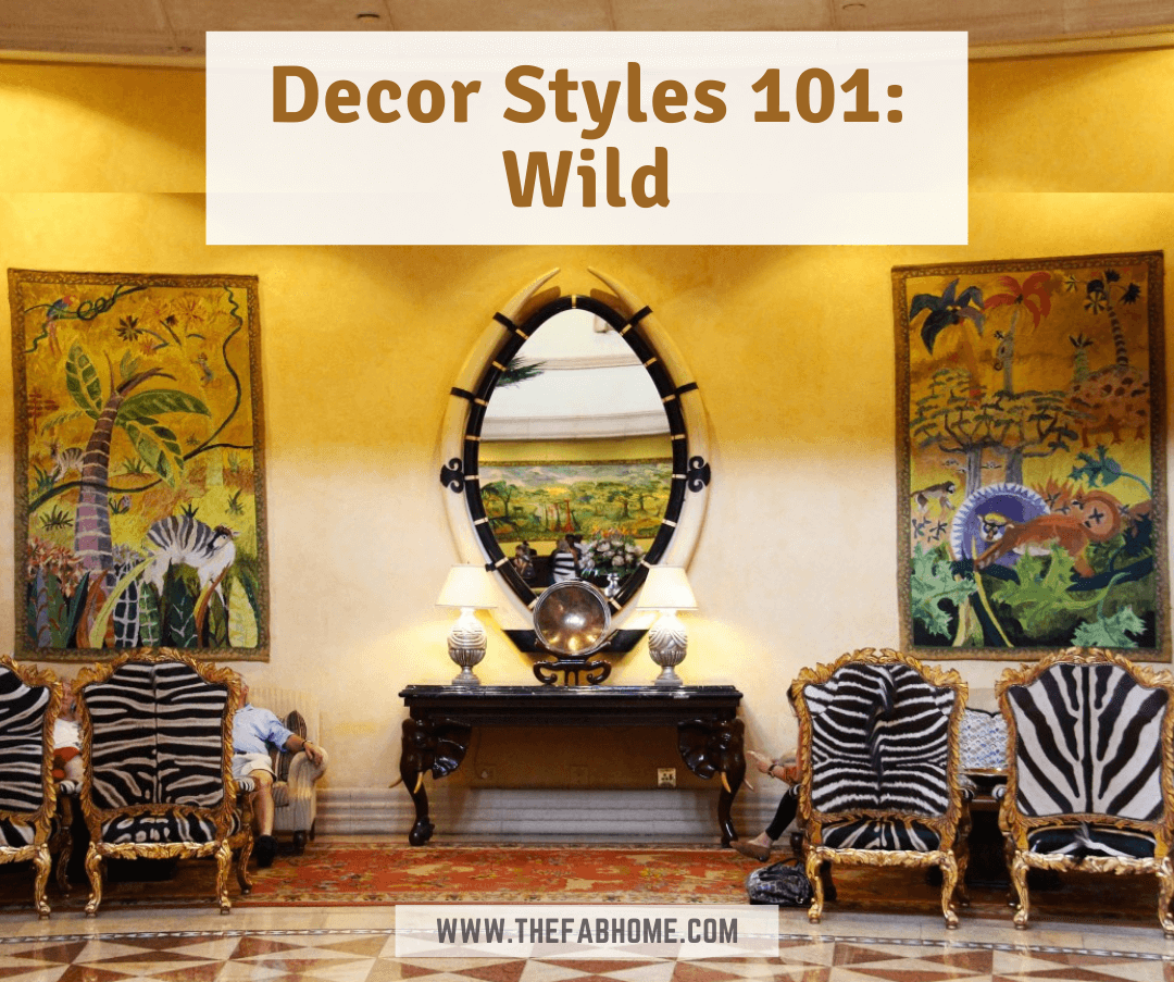 Go on an adventure in the great outdoors without stepping outside - by bringing home the Wild style of decor! Channel safari vibes in this bold decor style.