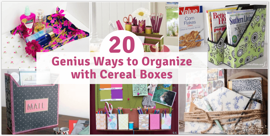 DIY Book Organizers From Cereal Boxes - The Homes I Have Made