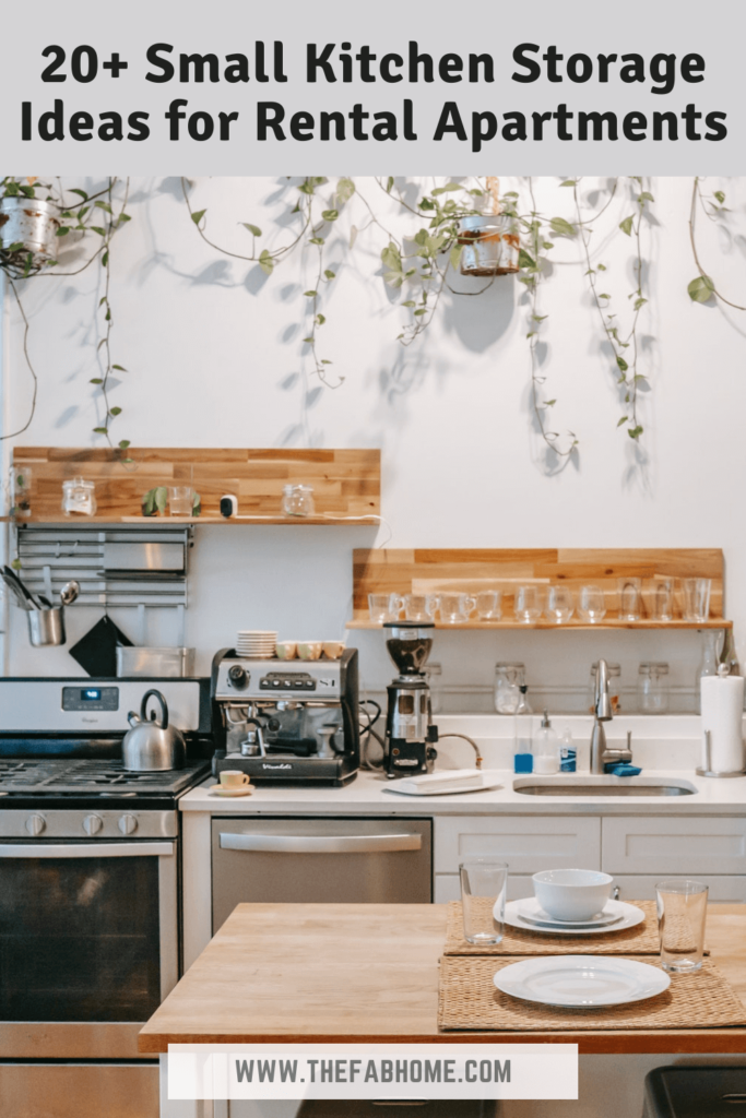 20+ Small Kitchen Storage Ideas for Rental Apartments