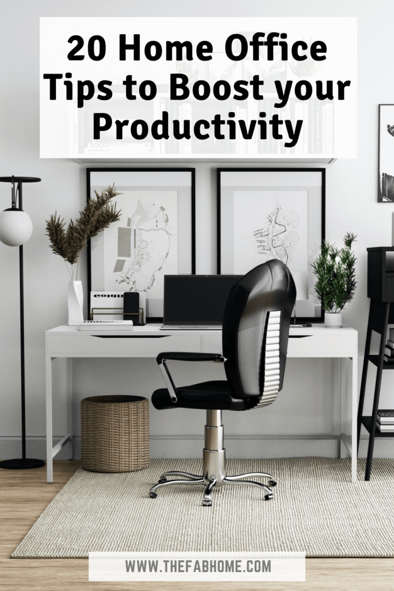 20 Home Office Tips to Boost your Productivity and Creativity