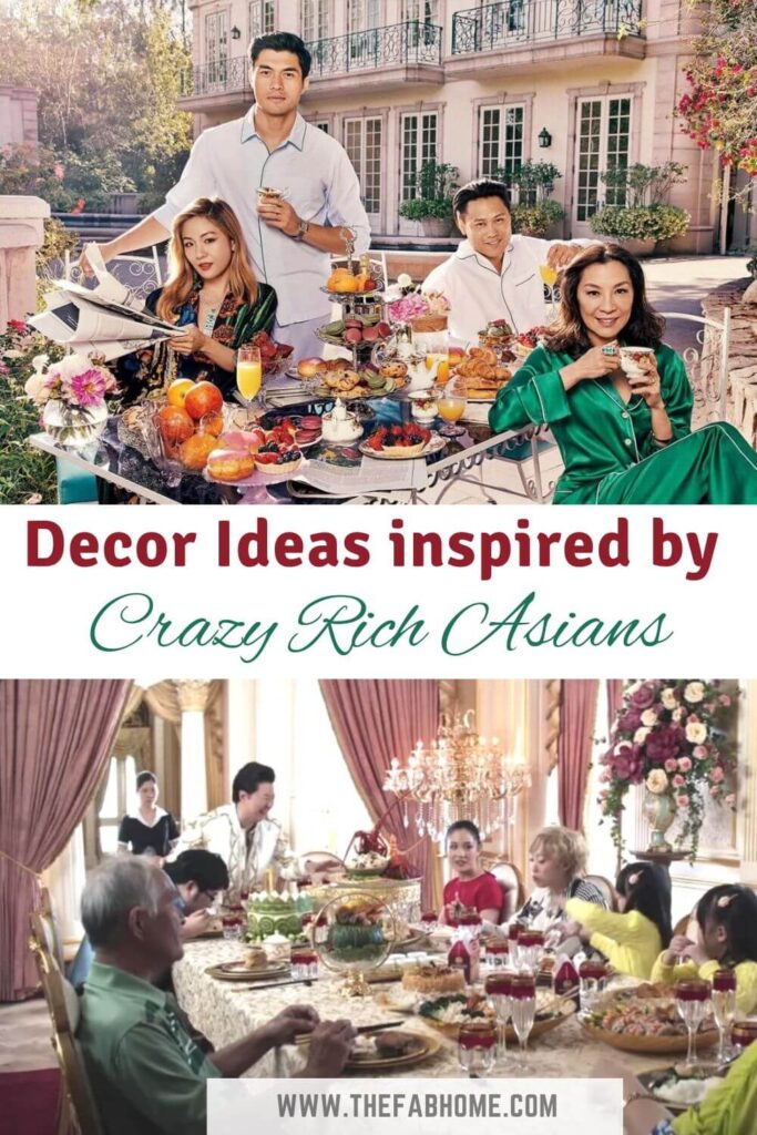Elegance, opulence, grandeur - just a few words to describe these decor ideas inspired by Crazy Rich Asians, the blockbuster movie!