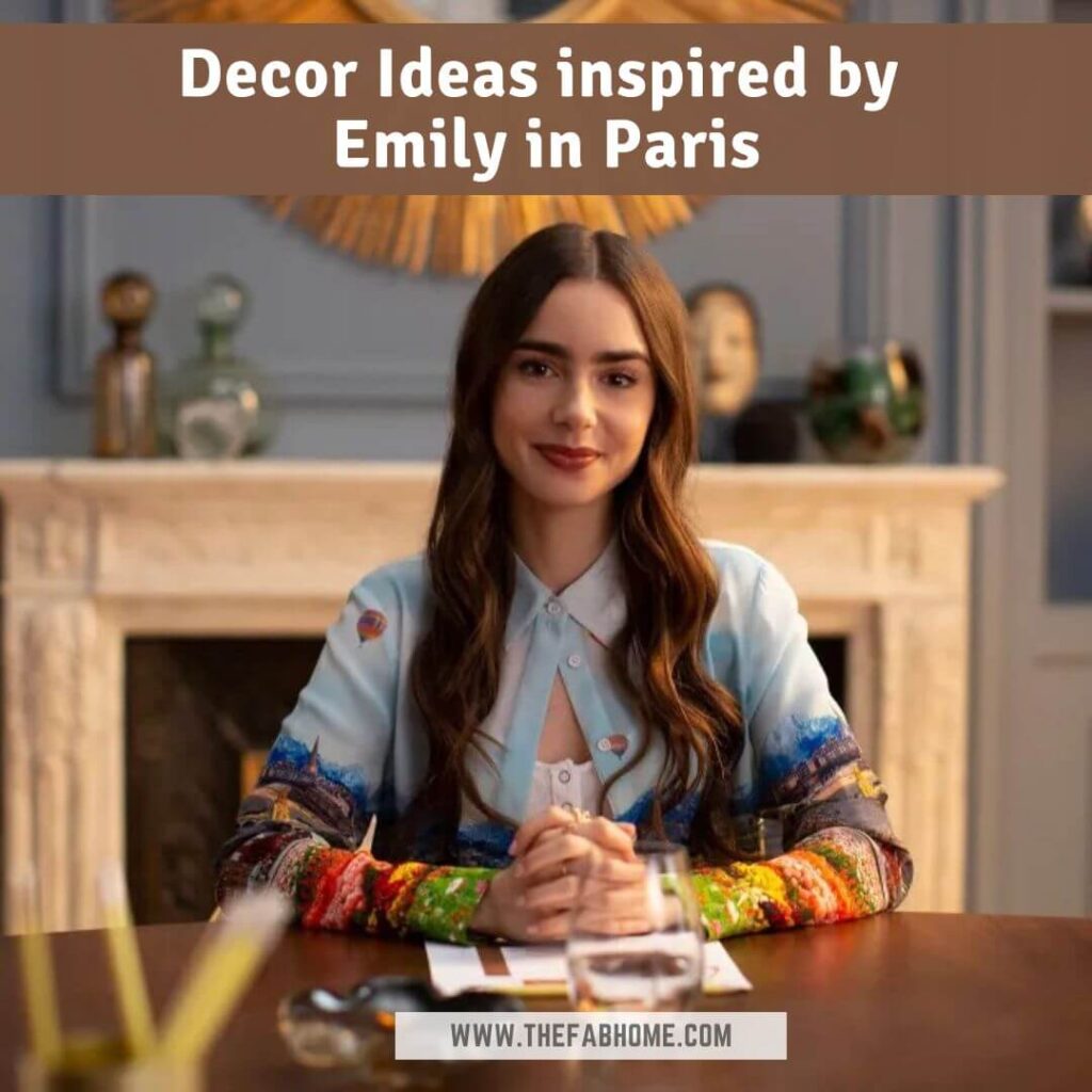 Bring home the gorgeousness and vibrance of urban Parisian style, with these decor ideas inspired by Emily in Paris!