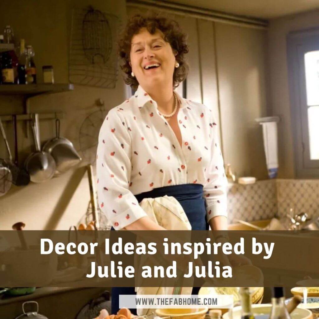 Check out these Decor Ideas Inspired by Julie and Julia, a movie on the top of every foodie's list of favorite movies!