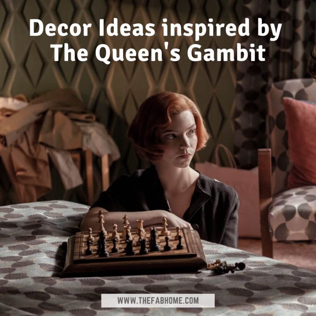 Whether you play chess or not, you can't deny that these decor ideas inspired by Queen's Gambit are game-changing - a sure winner!